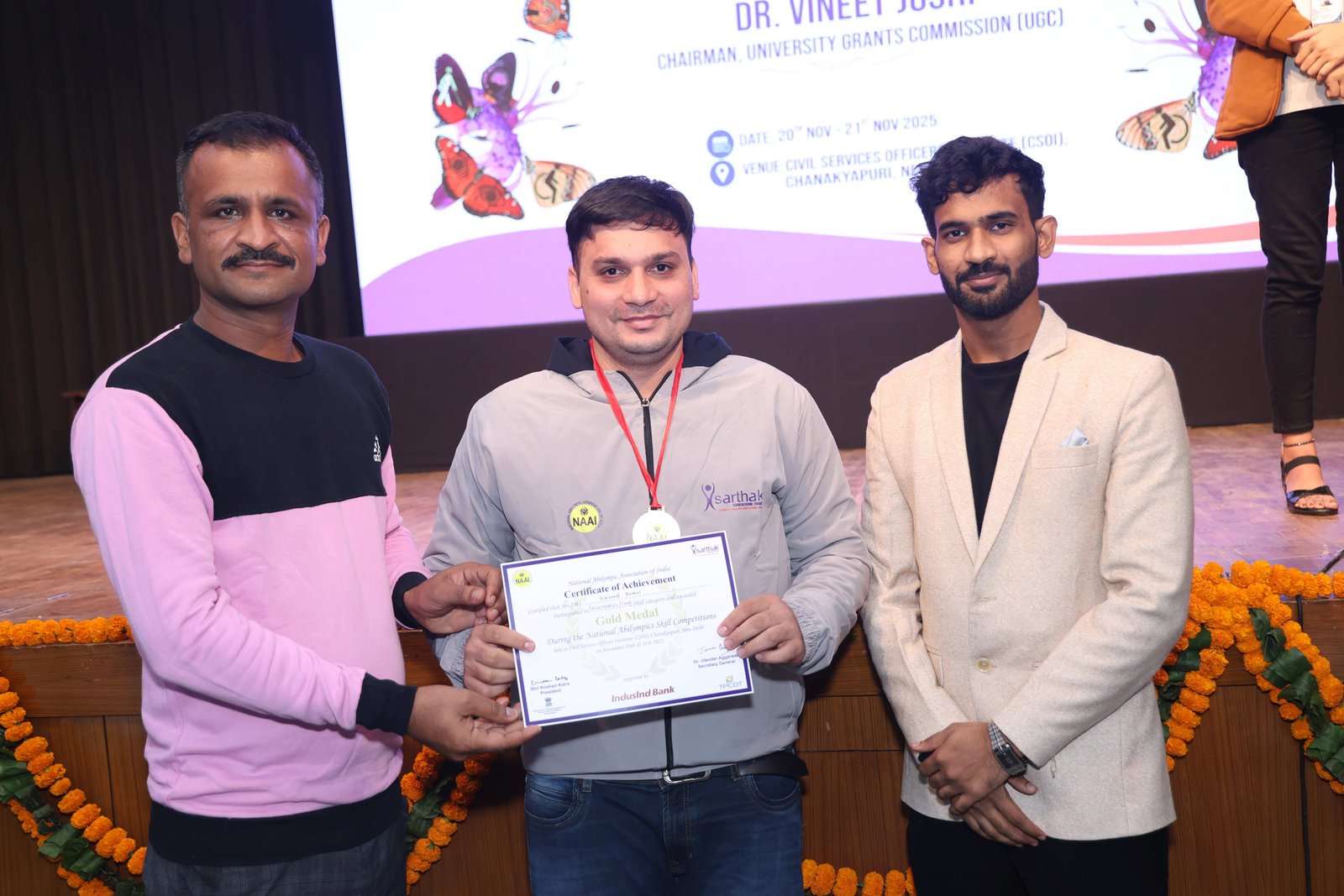 Kashif Khan wins Gold for Patisserie & Confectionery at National Abilympics in Delhi