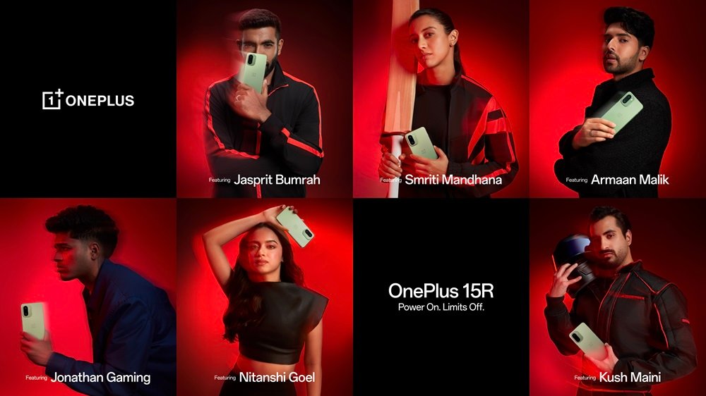 OnePlus Onboards Jasprit Bumrah, Smriti Mandhana, Jonathan Gaming, Armaan Malik, Kush Maini, and Nitanshi Goel as brand ambassadors_KV
